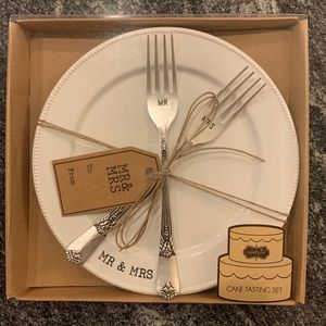 Cake Tasting Plate Set